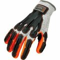 Ergodyne ProFlex 922CR Level 5 Cut Resistant Nitrile-Dipped DIR Gloves, Gray, S, 1 Pair 17092